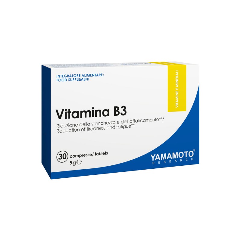 Vitamina B3 | Yamamoto Nutrition | Formato 30 Compresse
