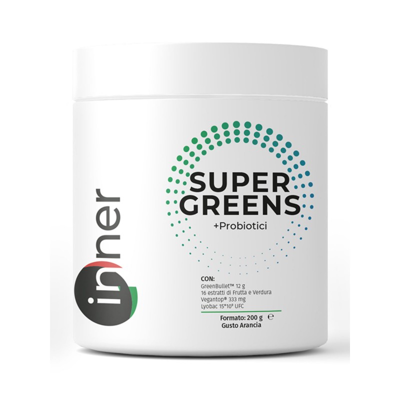 Inner - Supergreens + Probiotici - 200 g