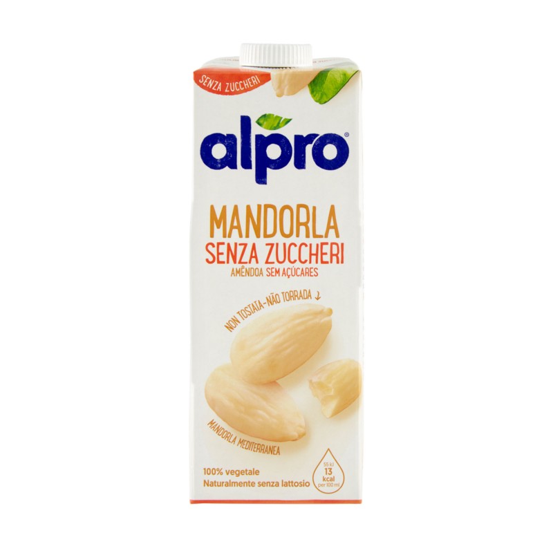 Alpro - Latte di Mandorla senza zuccheri - 1 L | Vendita Online