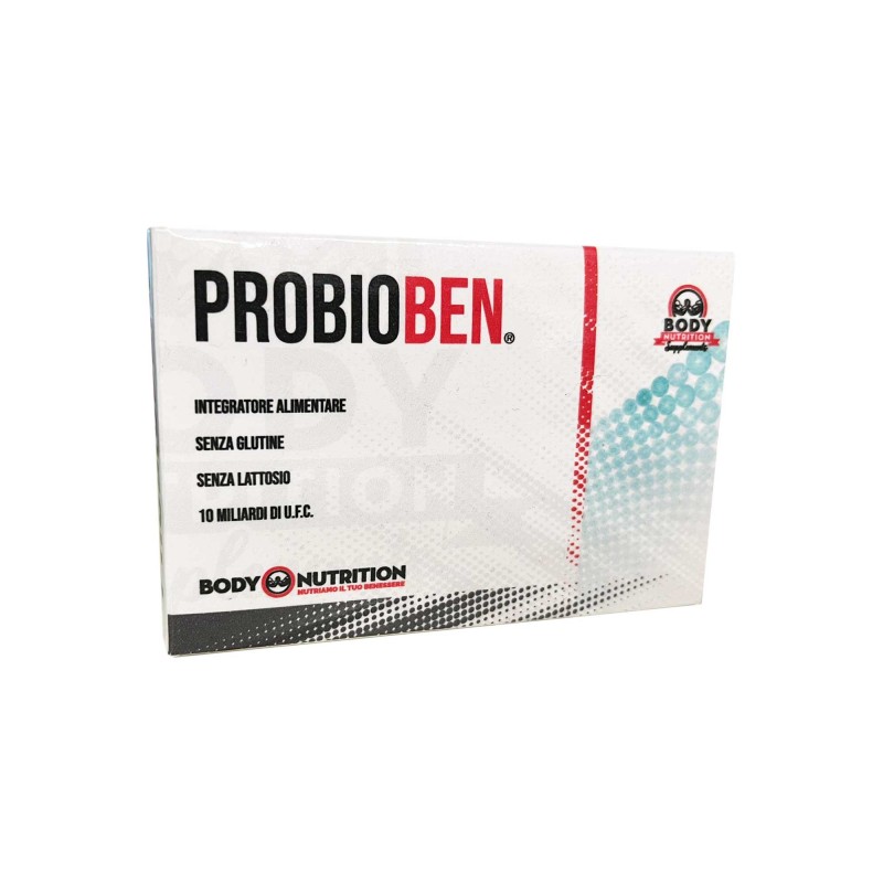 Body Nutrition Supplements - Probioben - 30 CPS | Benessere Intestinale |  Vendita Online