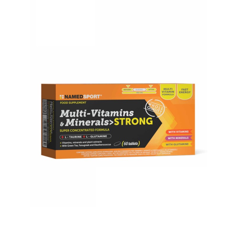Named Sport - Multi-Vitamins & Minerals Strong - 60 cpr | Vendita online