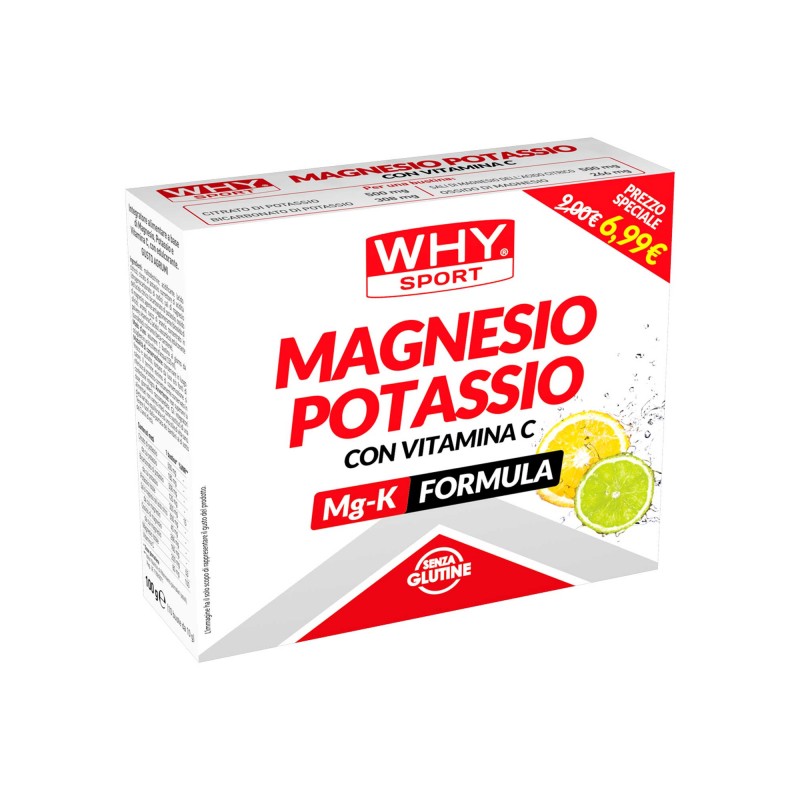 Magnesio Potassio 10 bustine | Why Sport | Integratore Energetico
